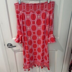 Cabana Life Off the Shoulder Dress